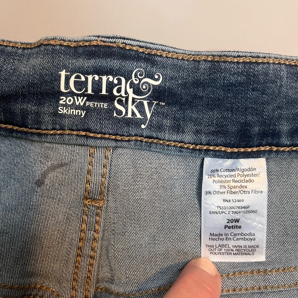 Terra & Sky Petite Skinny Jeans